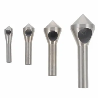4pcs Set Titanium Countersink Deburring Drill Taper Hole Cutter Steel/Aluminum Countersunk Head Chamfering Tools 2-5-10-