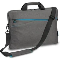 PEDEA Laptoptasche FASHION Umhängetasche mit Polsterung 13,3 / 15,6 / 17,3 Zoll (13,3 Zoll (33,8 cm), Umhängetasche mit dicken Polsterung und fleeceartigem Innenfutter