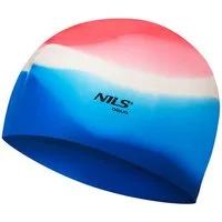 NILS AQUA Badekappe Schwimmhaube Badekappe (Spar-Set, 1 St), passt sich jeder Kopfform an, sitzt sicher und verrutscht