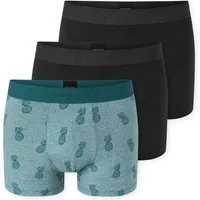 Schiesser Boxer 95/5 Multipacks (3er Pack) ohne Eingriff, softer Logo-Webgummibund