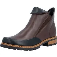 Rieker Chelseaboots Ankleboots, Stiefelette, Blockabsatz, mit Kragen und Reißverschluss