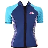 F2 Neoprenanzug F2 Damen Neopren Oberteil Tropical Jacke Kurz 2,5 mm S Multicolor