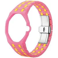 HS.SUPPLY Uhrenarmband Armband passend für RoyalPop Audemars Piguet x Swatch, Armbandlänge anpassbar - Gliederaufbau