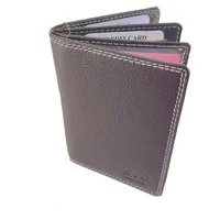 L&B Kartenetui Rindsleder Ausweishülle, RFID-Schutz >2397-Soft< Dokumentenmappe, 9 Kartenfächer + 3 Klarsichtfächer