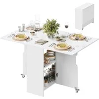 Woltu Esstisch, klappbar, Küchentisch für 2-4 Personen, 130x80x72 cm