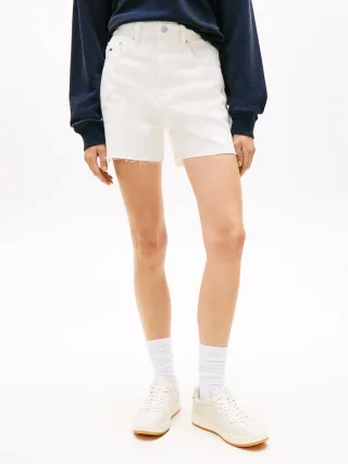 Tommy Jeans (PVH Group) - MOM SHORT BJ4199 Denim White - Gr. - 25