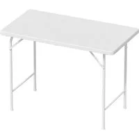 GarveeMore Schreibtisch Klapptisch - Tragbarer, Kunststoff Esstisch