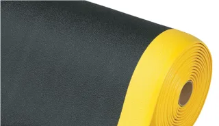 Sof-Tred Plus™ 409 Notrax Anti-Ermüdungs-Schaumstoff Schwarz/Gelb | Größe: 60cm x 18.3m