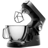 KENWOOD Küchenmaschine Titanium Chef Baker KVC85.004BK EasyWeigh™-Waage, 1200W, schwarz, 1200 W, 5 l Schüssel, 3-teiliges Patisserie-Set,Flexi-Element, 3,5l & 5l Rührschüssel,Spatel