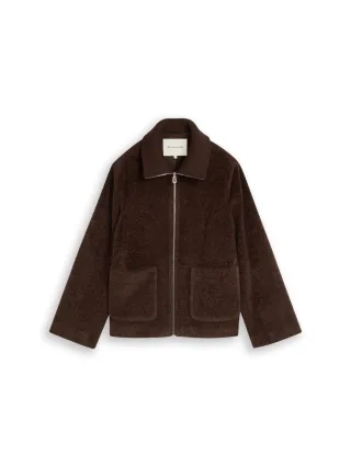 Tom Tailor - Kuschelige Jacke braun - Gr. - S