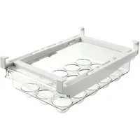 BAYLI Pizzaschneider Eierbehälter für Kühlschrank, Universal Kühlschrank Organizer für 15