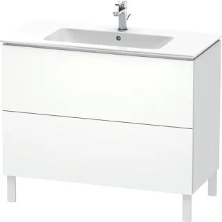 Duravit L-Cube Waschtischunterbau bodenstehend Weiß Matt 1020x481x704 mm - LC662701818 LC662701818