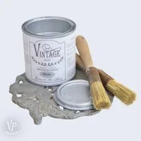 Vintage Paint Kreidefarbe Vintage Paint Metallic Gold Bronze Silber In/Outdoor 200ml Farbe, Spritzarm, Umweltfreundlich, Farbecht, ECO Label