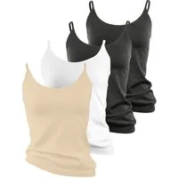 Yenita® Unterhemd Träger Top (4-St) in angenehmer Microfaser-Qualität