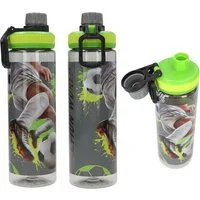 Depesche Trinkflasche Action World Trinkflasche XL Fußball 700ml Tritan BPA-frei
