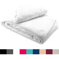 Wohndecke kuschelig warm 150x200, 220x240 oder 270x230, Leonado Vicenti, Kuscheldecke flauschig weich, Einfarbig