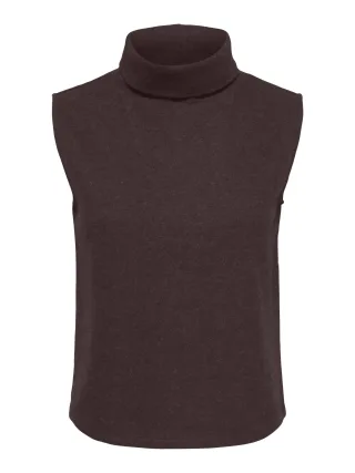 JDY - JDYHERO LIFE S/L TURTLENECK TOP JRS Coffee Bean - Gr. - XS