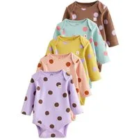 Next Langarmbody Baby-Bodys mit langem Arm, 5er-Pack (5-tlg)