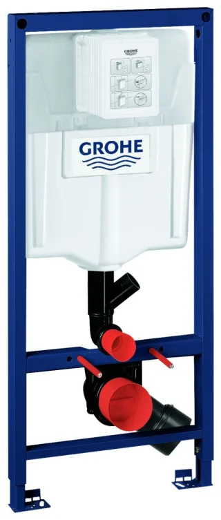 Grohe Rapid SL für Wand-WC 39002 mit Spülrohr für externe Geruchsabsaugung, 39002000 39002000