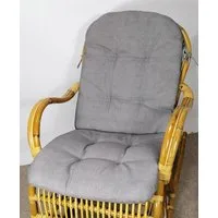 Rattani Sesselauflage Polster für Rattan Schaukelstuhl, Sesselauflage 110 x 50 x 6 cm