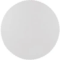 PAPSTAR Tortenplatte 10 Tortenunterlagen, Pappe "pure" rund Ø 28cm weiss mit gezacktem Rand