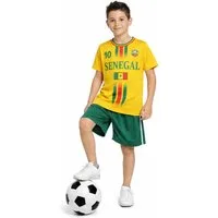 Fashion Boy Fußballtrikot Fussball Fan Set SENEGALTrikot + Shorts, JS297e (Set)