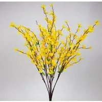 Kunstblume Forsythienbusch 65cm ZF Goldflieder Goldglöckchen künstliche Forsythie, Seidenblumen Roß, Höhe 65 cm, Gelb