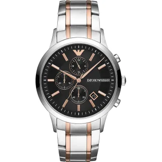 Elegante Herrenuhr der Marke Armani. Die Uhr hat ein Armband, das auch kleiner gemacht werden kann, das Gehäuse hat einen Durchmesser von 43 mm und das Uhrwerk ist ein Quarzwerk. Marke: Emporio ArmaniModellname: AR11165 (43mm)Kategorie: HerrenuhrMate