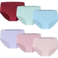 emeco Slip 6er Pack Damen Slips Taillenslips Nahtlose Seamless Unterhose Mikrofas