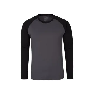 Mountain Warehouse Herren Endurance Langarm T-Shirt (Schwarz)