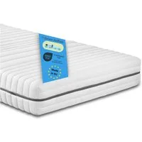 Kaltschaummatratze Vital Protect, 90x200 cm, 140x200 cm und weitere Größen, Bodyprotect, 18 cm hoch, 7-Liegezonen, ergonomisch, Härtegrade H2,H3,H4, OEKO-TEX Standard 100