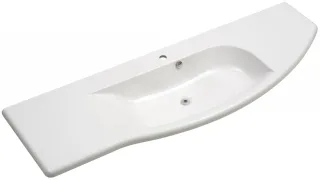 Pelipal Serie 7005 Mineralmarmor-Waschtisch MMWTR651548R-W, B:1548, H:30, T:524mm MMWTR651548R-W