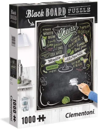 Clementoni 39467 - Black Board Cheers [1.000 Teile]