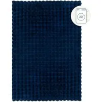 FLAIR RUGS Hochflor-Teppich Waffle Faux Fur, rechteckig, Höhe: 35 mm, Waffelmuster, waschbarer Kunstpelzteppich