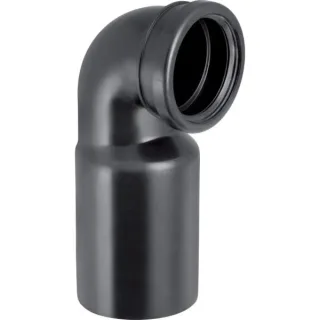 Geberit PE Wand-WC-Bogen 90 Gr DN100/90 für senkrechte Montage 367925161