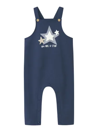 NAME IT - NBMVONNE SWEAT OVERALL BOX BRU Insignia Blue - Gr. - 80