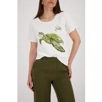 Monari T-Shirt Shirt Schildkröte Regular fit mit Schildkrötenprint