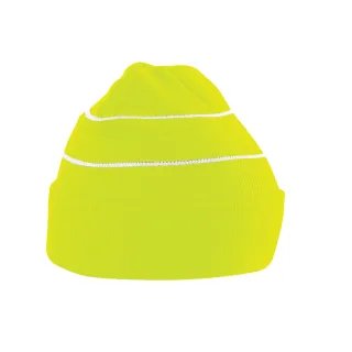 Beechfield - Mütze hohe Sichtbarkeit für Herren/Damen Unisex (Fluoreszierendes Gelb)