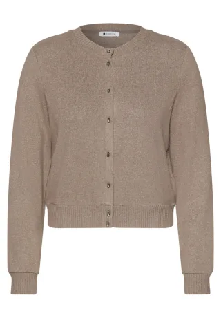 Street One - Kurze Strickjacke beige - Gr. - 34