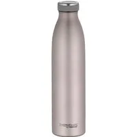 THERMOcafé Isolierflasche TC BOTTLE, aus doppelwandigem Edelstahl, spülmaschinenfest, gummierter Drehverschluss, absolut dicht bei Kohlensäure