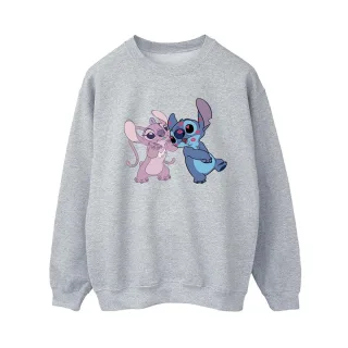 Disney Lilo & Stitch Kisses Sweatshirt für Damen/Damen (Sport grau)