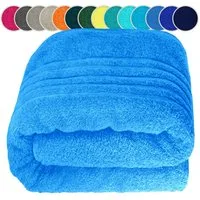Lashuma Saunatuch XXL Handtuch London, Frottee (1-St), Badetuch Damen & Badehandtuch Herren 100x200 cm - Saunahandtuch 80x220