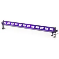 lightmaXX LED Scheinwerfer, Nano UV BAR LED, Schwarzlicht, 12x 3 Watt UV LEDs