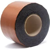 Silisto Klebeband Bitumen Reparaturband selbstklebend für Dach - und Fassadenabdichtung 10 m, selbstklebend, wasserdicht, dauerhafte Abdichtung