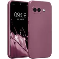 kwmobile Handyhülle Handyhülle für Google Pixel 9a Hülle, weiche Silikon Case metallisch schimmernd - Schutzhülle Cover