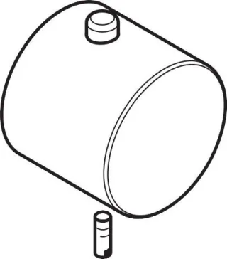Hansgrohe Griff Axor Steel Thermostat , 35391800 35391800