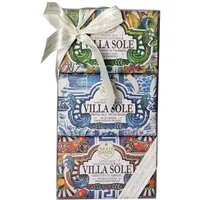 Nesti Dante Handseife 666004, 3-tlg., Geschenk-Set Villa Sole Gift Set 3 x 250 g