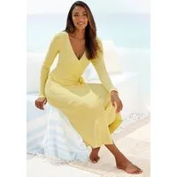 LASCANA Strickkleid Loungekleid zum wickeln mit Taillengürtel, Loungewear