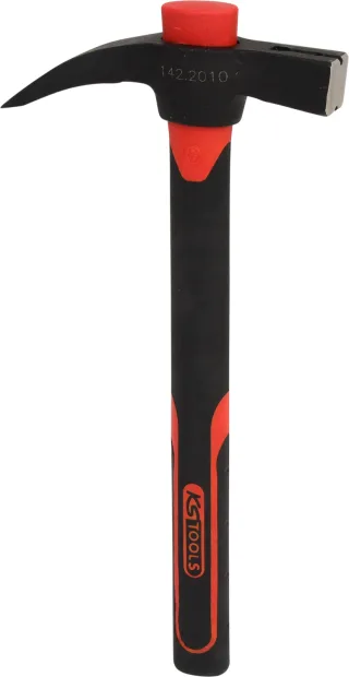 KS Tools Klauenhammer mit Fiberglasstiel, 700g - 142.2010
