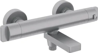 Neuesbad Thermostat Wannenarmatur, Oberfläche: edelstahl gebürstet  NB1DEBCH_F1BT1